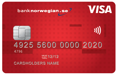 Credit Card from Bank Norwegian - best credit card in denmark