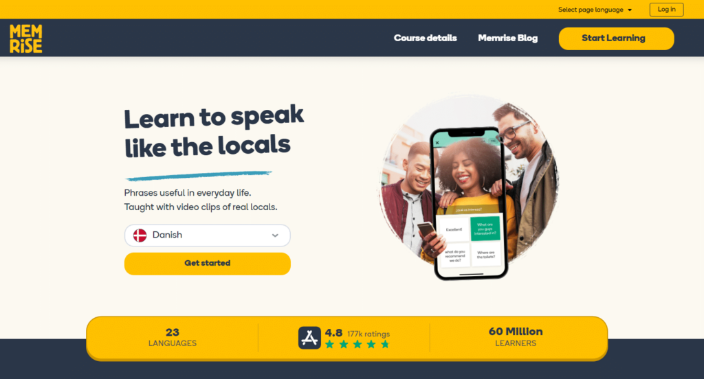 Best Apps for Learning Danish - memrise