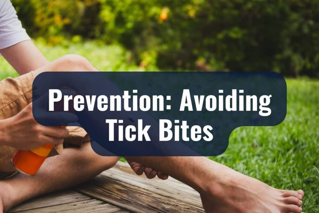 Prevention: Avoiding Tick Bites